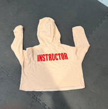 Load image into Gallery viewer, Soft Pink XHH Instructor Cropped Hoodie
